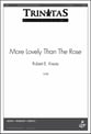 More Lovely Than the Rose SATB choral sheet music cover